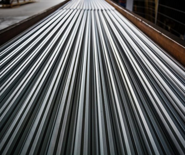 uso de acero galvanizado